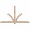 Ekena Millwork Redmond Smooth Timber Gable Bracket, Douglas Fir, 72"W x 42"H x 3 1/2"D x 3 1/2"F, 14/12 Pitch GBW072X42X0404RED00SDF - alternate 1